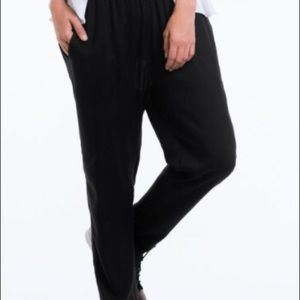 Womens soft black pants, 2X